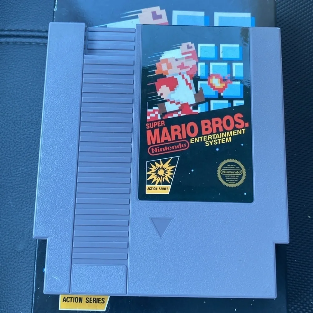 NES Super Mario Bros 7th Printing CIB Game Tested Working Cart Authentic